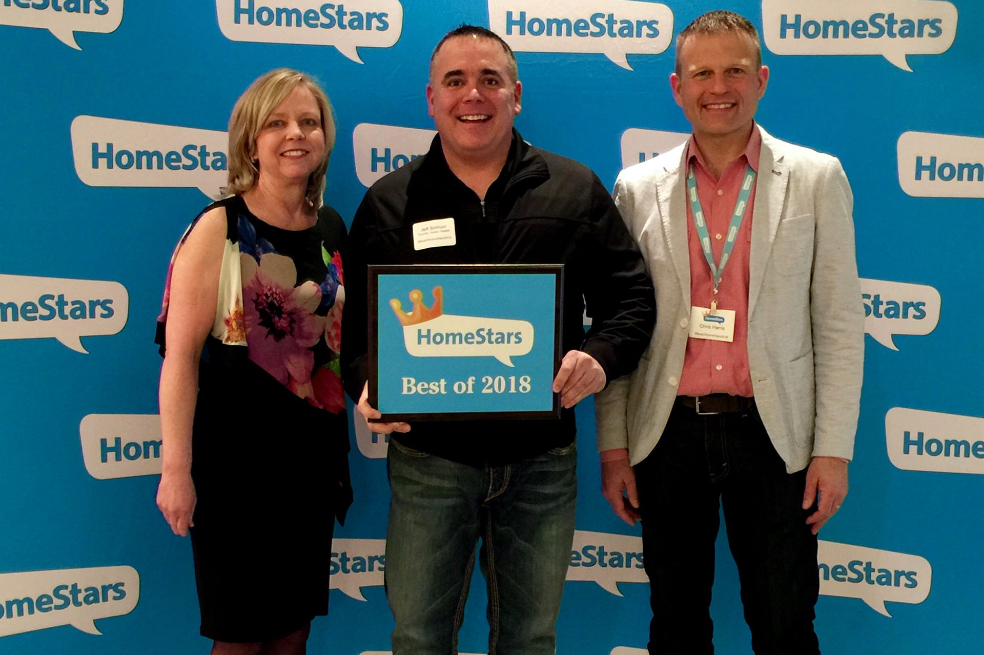 Jeff Schnurr of Toronto Home Theater Winning Homestars Award